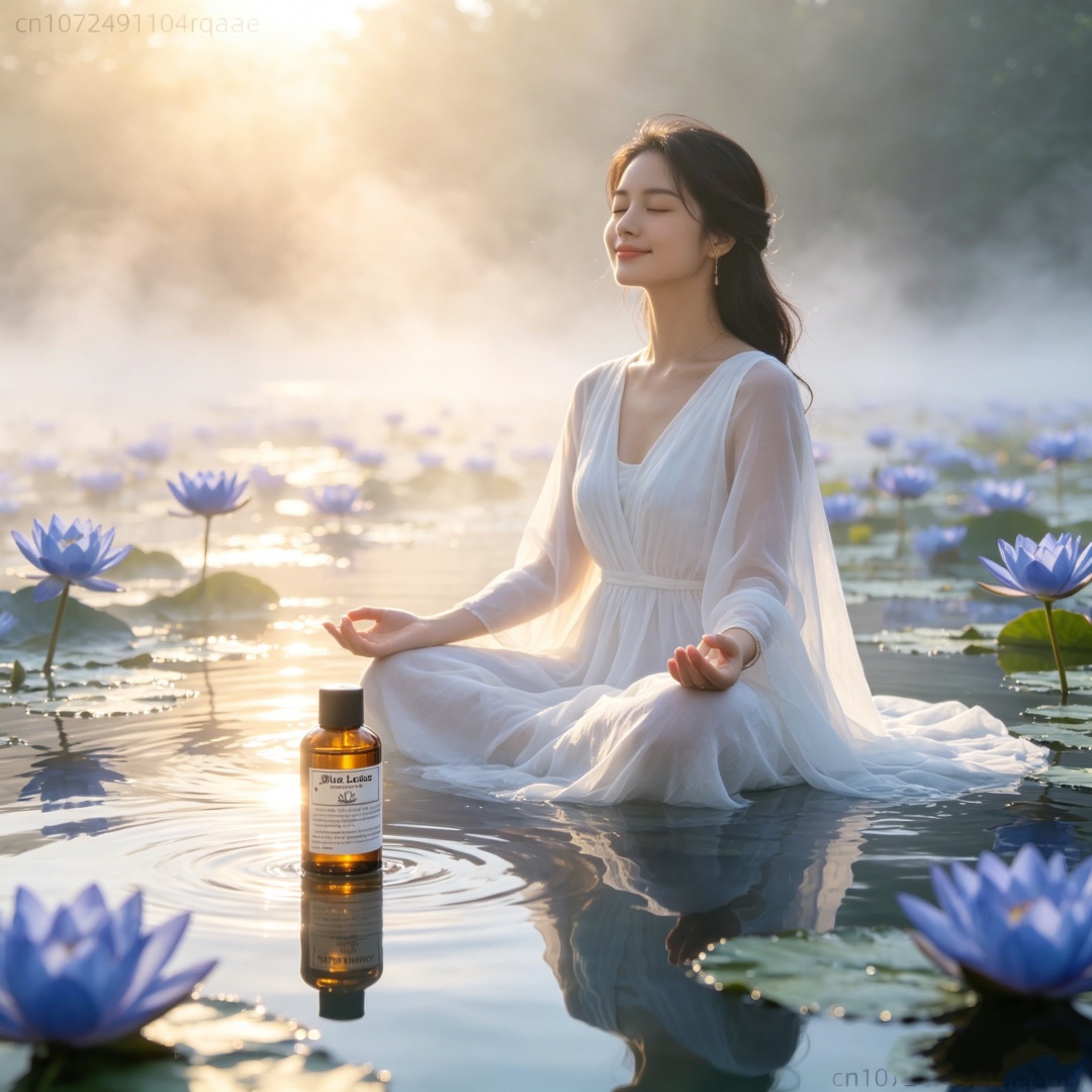 Home Fragrance Organic - زيت اللوتس الأزرق الطبيعي النقي للعلاج