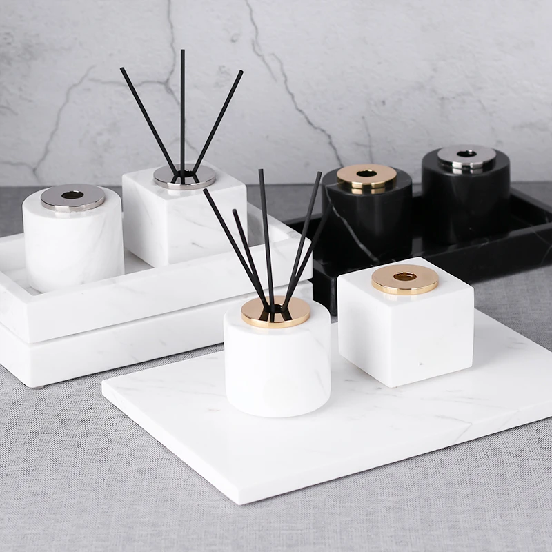 زجاجة عطرية رخامية بدون لهب، ز - مراجعة Home Fragrance Organic وسعره