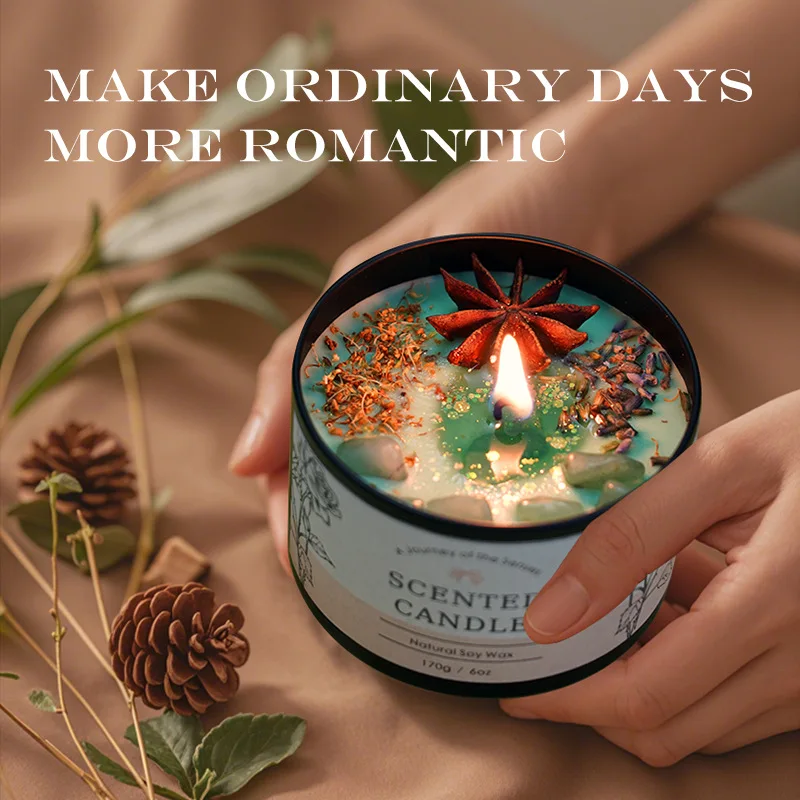 شمعة عطرية كريستالية مبتكرة سع - مراجعة Home Fragrance Long Lasting وسعره