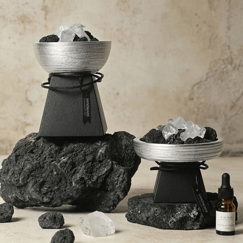 ناشر عطر بدون لهب، أحجار عطرية - مراجعة Home Fragrance Aroma Set وسعره