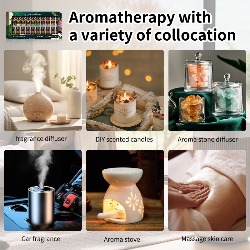 مجموعة من 20 نوعًا من الزيوت ا - مراجعة Home Fragrance Natural وسعره