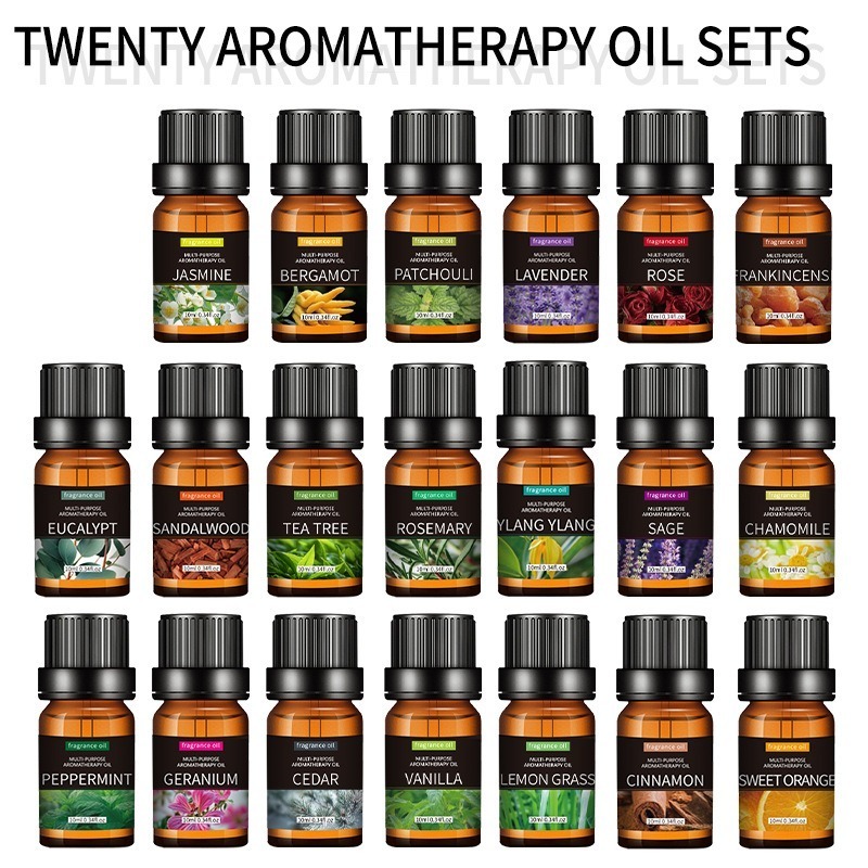 مجموعة من 20 نوعًا من الزيوت ا - مراجعة Home Fragrance Natural وسعره