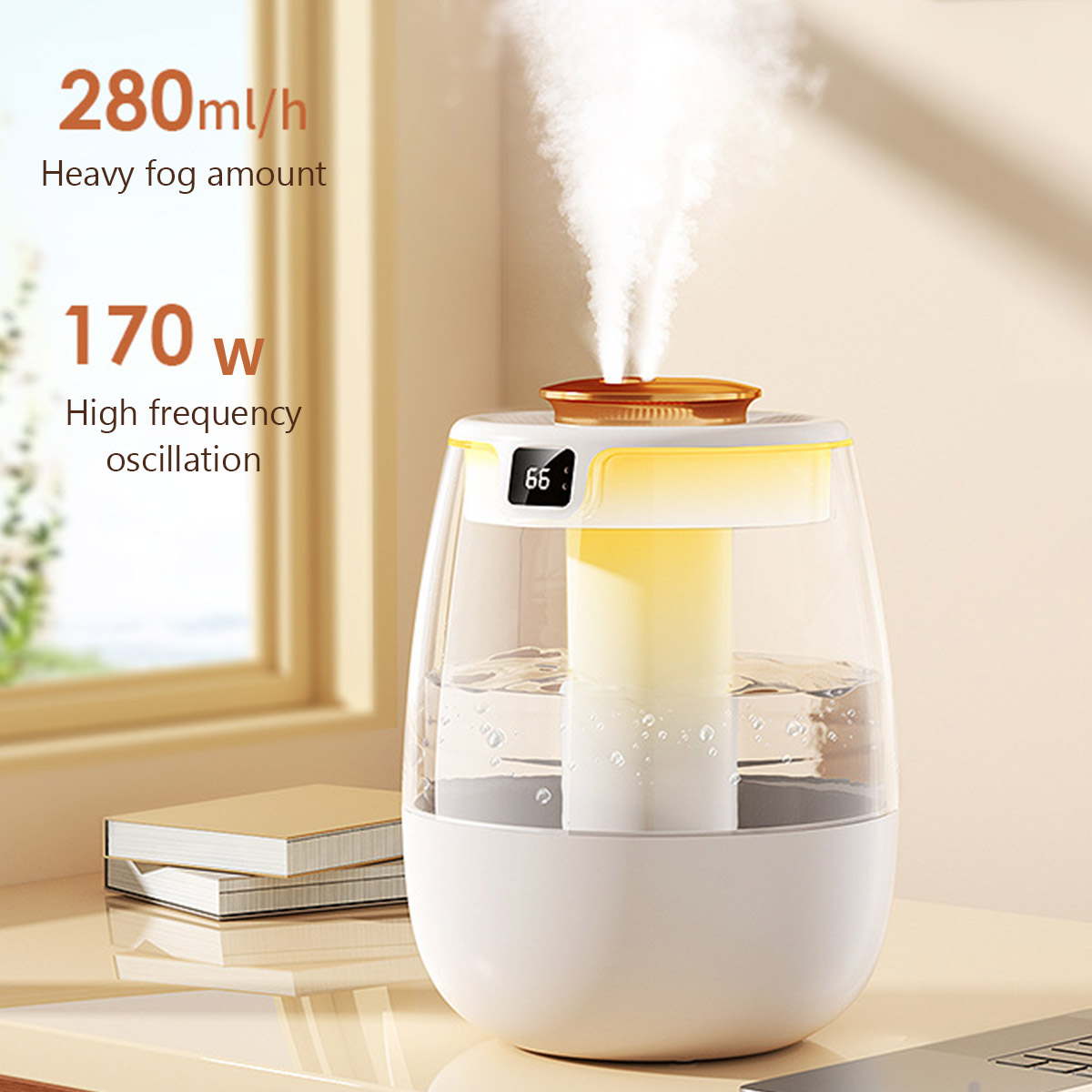 1.3L مرطب الهواء منفذ رذاذ مزد - مراجعة Home Fragrance Organic وسعره