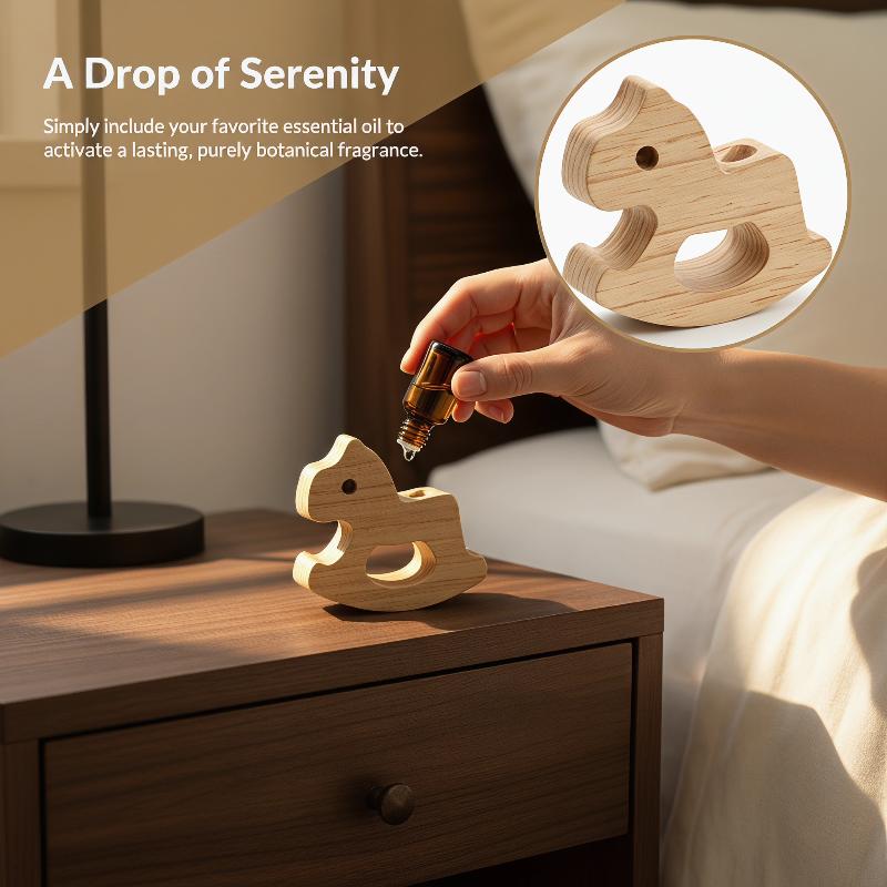 ناشر زيوت عطرية بتصميم خشبي لت - مراجعة Home Fragrance Relax At Home وسعره