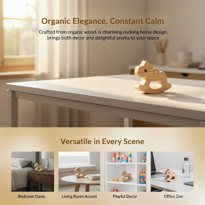 ناشر زيوت عطرية بتصميم خشبي لت - مراجعة Home Fragrance Relax At Home وسعره
